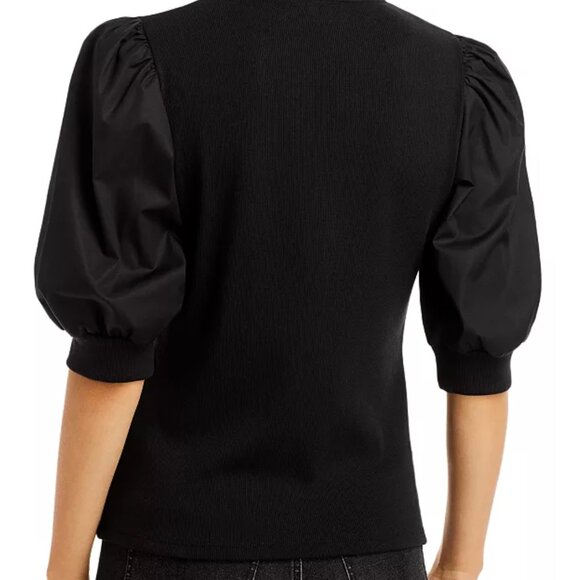 Veronica Beard Coralee Black Top Size M - Picture 4 of 7